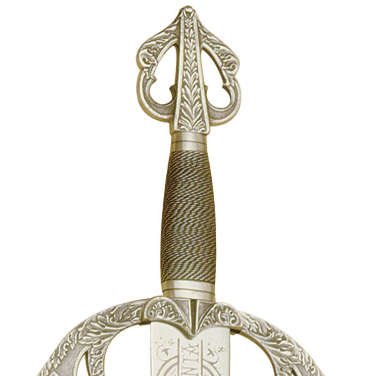 Épée El Cids Tizona, couleur argent, Marto