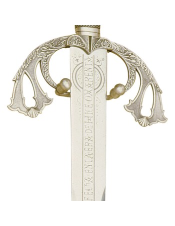 Épée El Cids Tizona, couleur argent, Marto