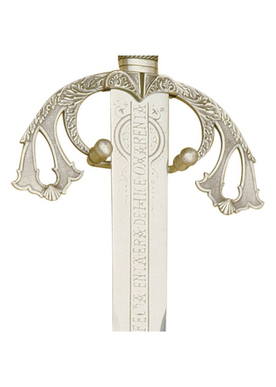 Épée El Cids Tizona, couleur argent, Marto