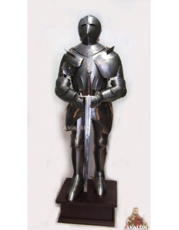 Armure médiévale en acier