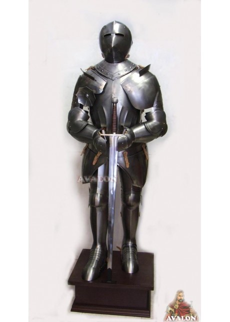 Armure médiévale en acier