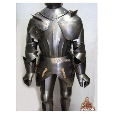 Armure médiévale en acier