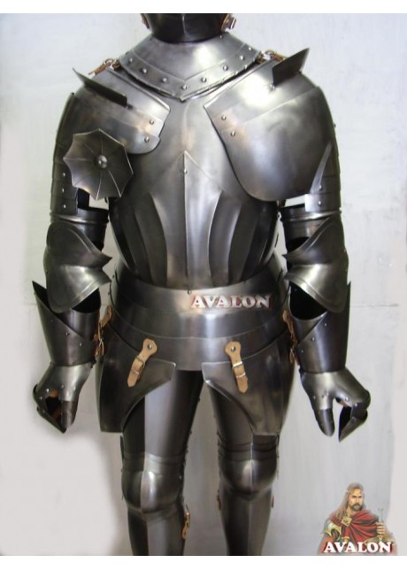 Armure médiévale en acier