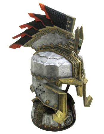 Le Hobbit - Heaume de Dain Ironfoot avec support