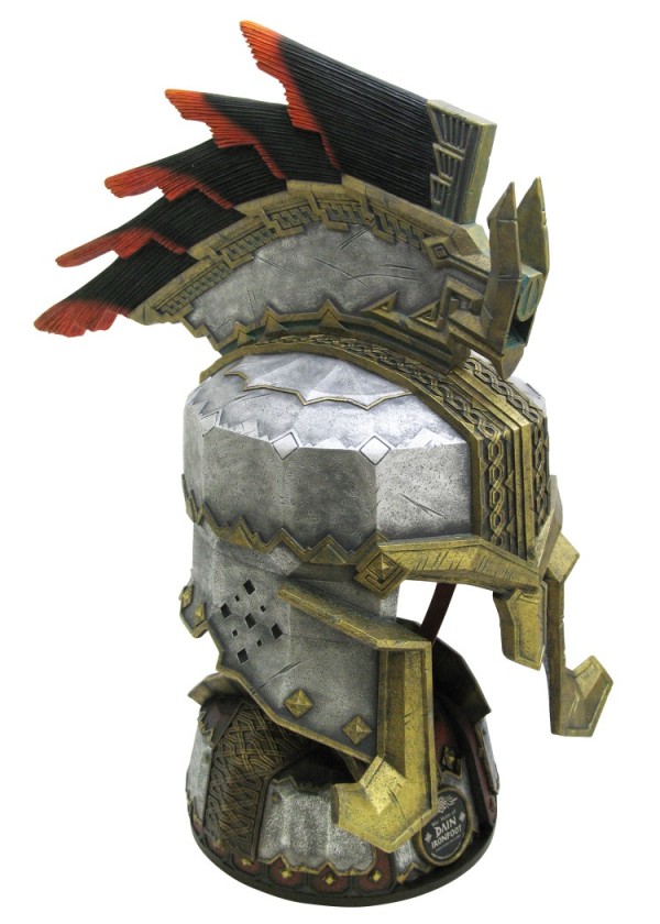 Le Hobbit - Heaume de Dain Ironfoot avec support