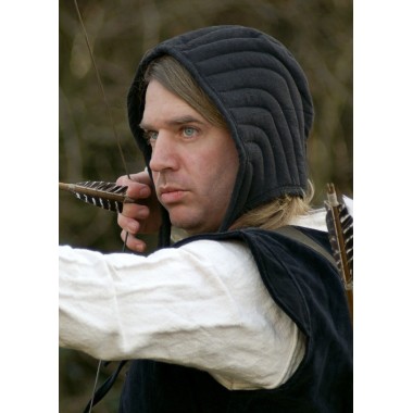 Cagoule d'arme rembourrée - noire