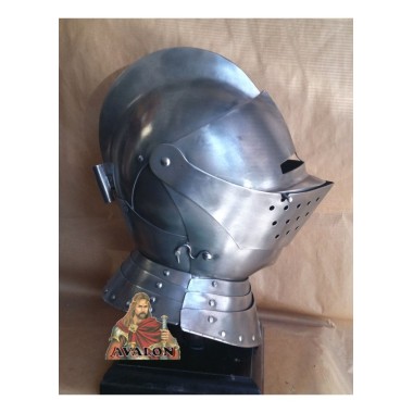Casque de chevalier médiéval - Armet - Casque médiéval