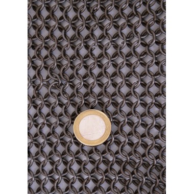 Hauberk en acier à ressort, DI 8 mm, non traité