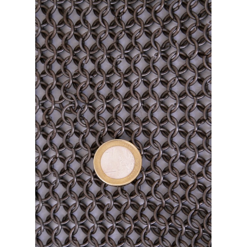 Hauberk en acier à ressort, DI 8 mm, non traité