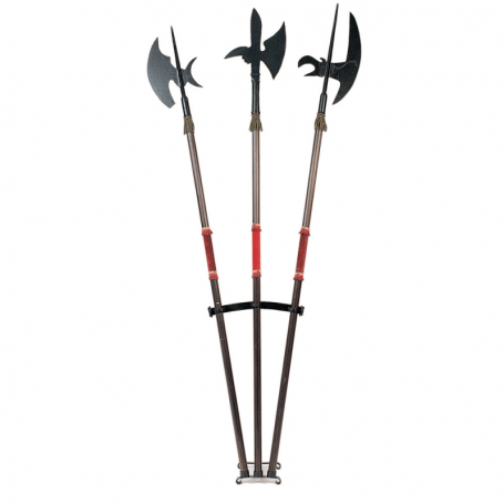 Porte d'Hallebarde à trois places