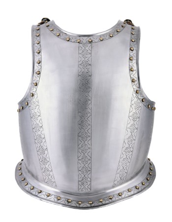 Cuirasse médiévale - avec gravures