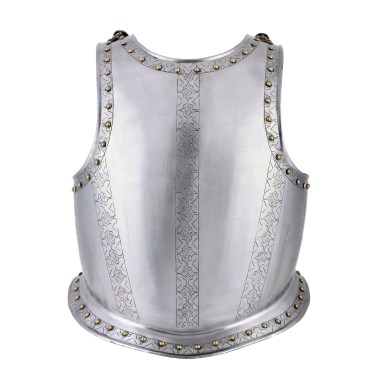 Cuirasse médiévale - avec gravures