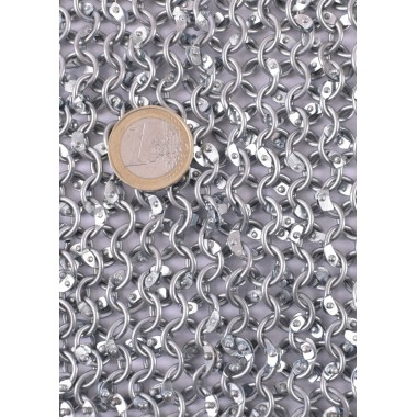 Haubert rivetée zinguée - Cotte de mailles