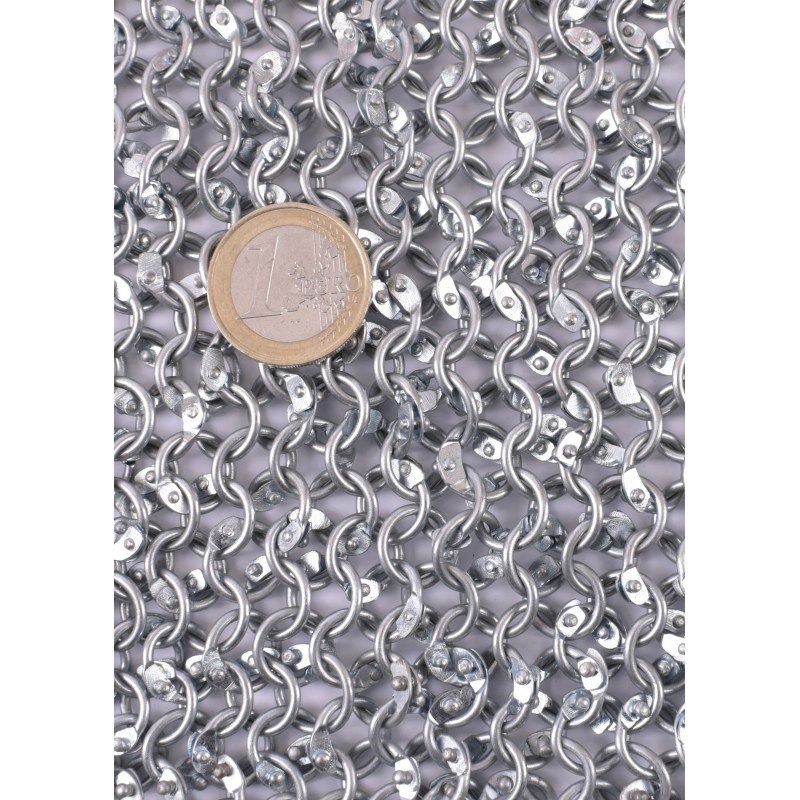 Haubert rivetée zinguée - Cotte de mailles