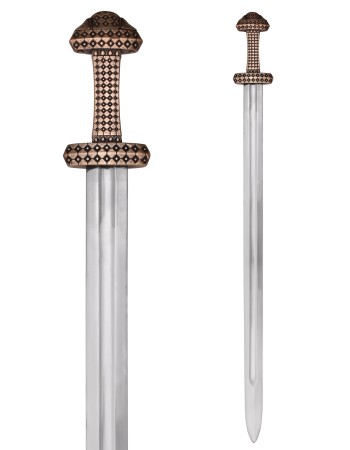 Épée viking - poignée en bronze