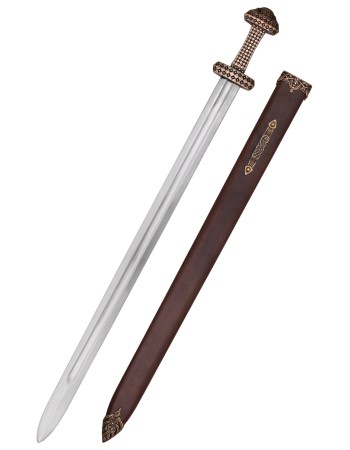 Épée viking - poignée en bronze