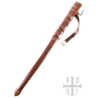 Fourreau médiéval en cuir avec ceinture