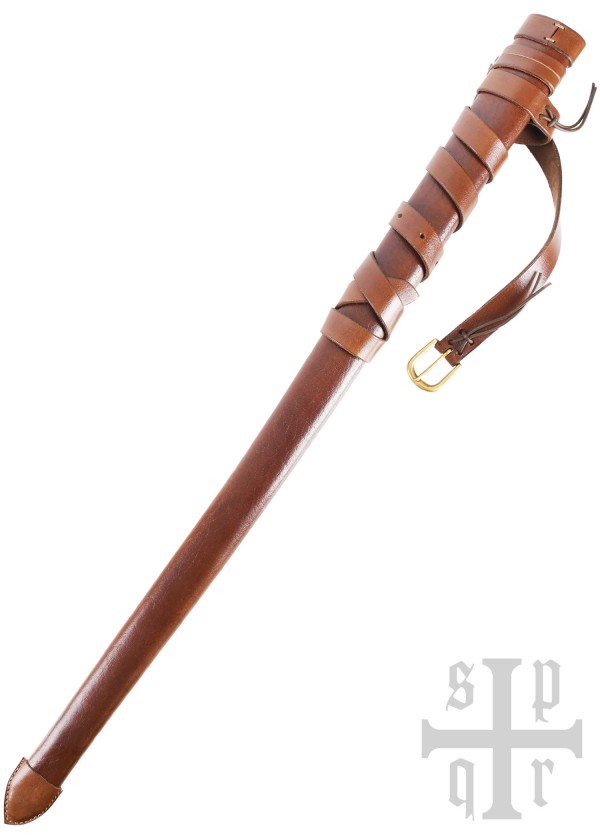 Fourreau médiéval en cuir avec ceinture