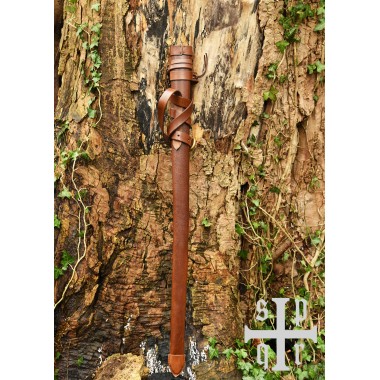 Fourreau médiéval en cuir avec ceinture