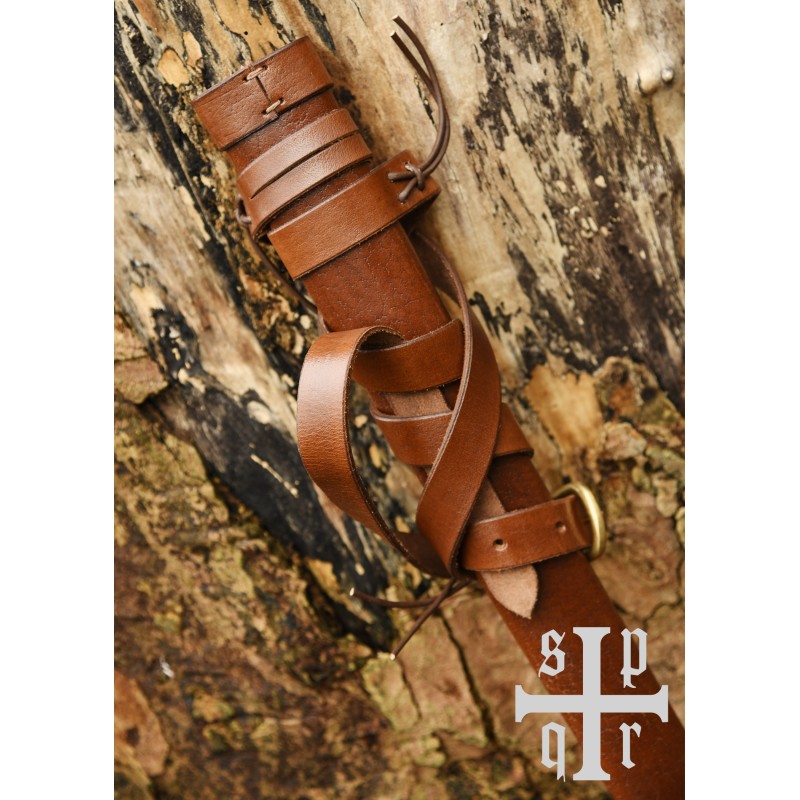 Fourreau médiéval en cuir avec ceinture