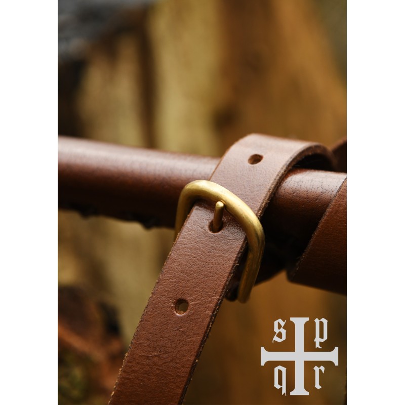 Fourreau médiéval en cuir avec ceinture
