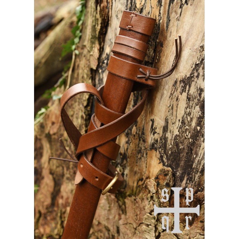 Fourreau médiéval en cuir avec ceinture