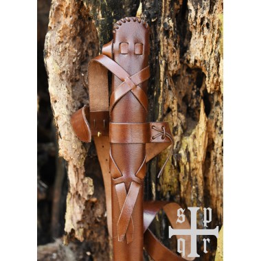 Fourreau pour épée médiévale avec ceinture