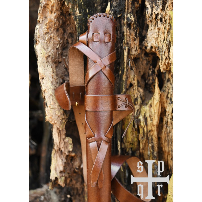 Fourreau pour épée médiévale avec ceinture