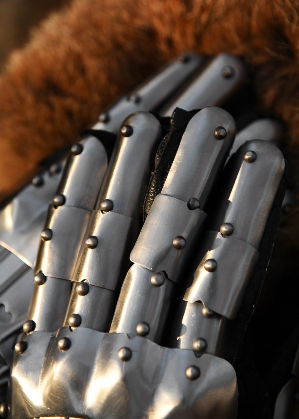 Gantelets d'armure gothiques