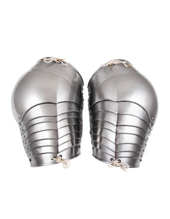 Épaulières médiévales acier 1,2 mm