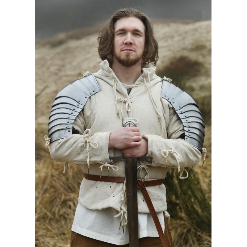 Épaulières médiévales acier 1,2 mm