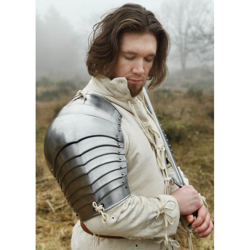 Épaulières médiévales acier 1,2 mm