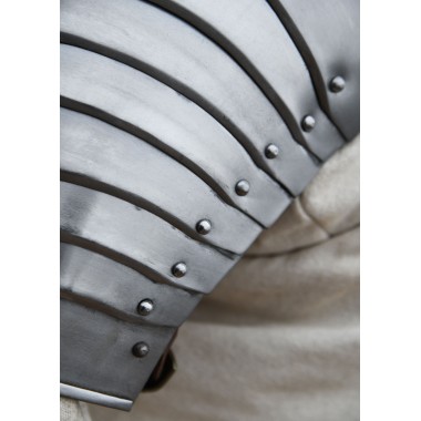 Épaulières médiévales acier 1,2 mm