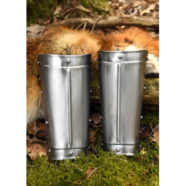 Canons d'avant-bras en acier