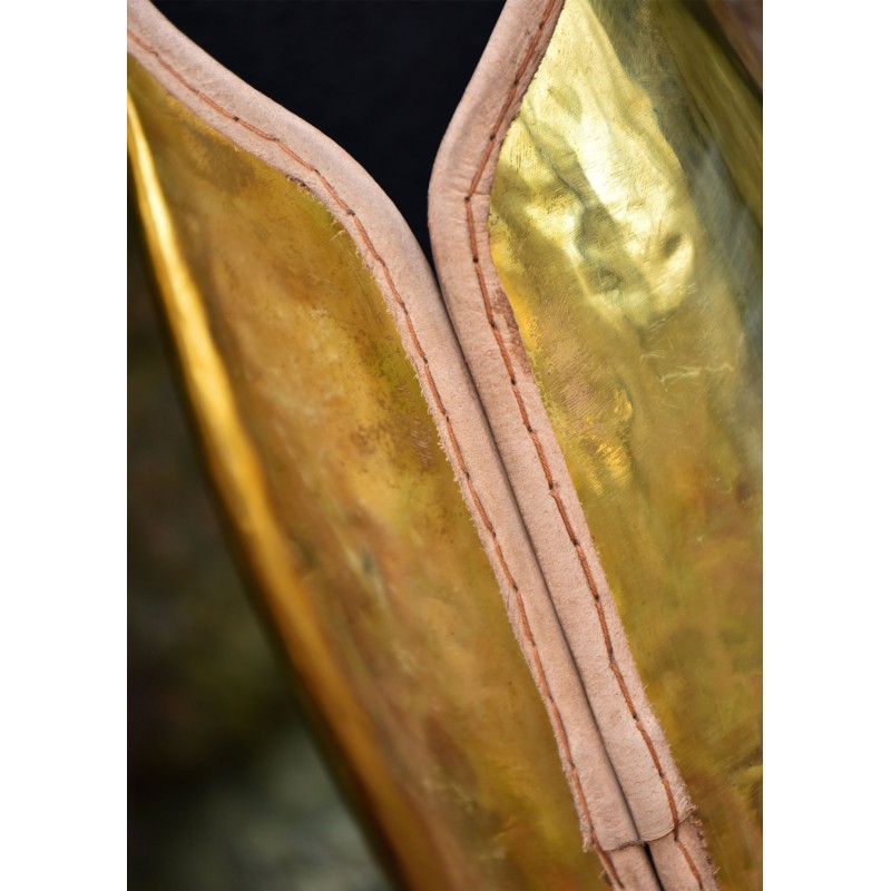 Grèves en laiton - Paire de  Grèves