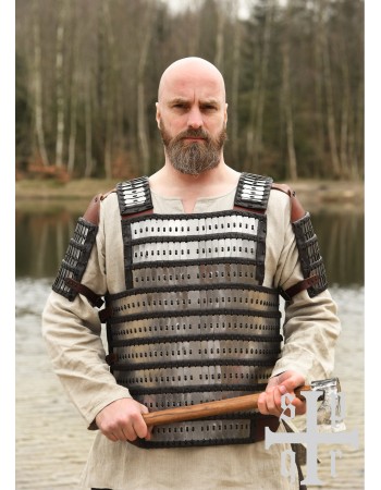 Armure à lamelles type cuir Birka et acier