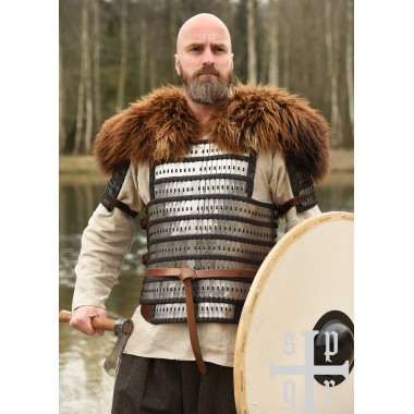Armure à lamelles type cuir Birka et acier