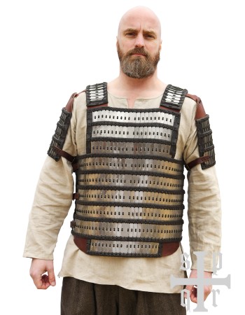 Armure à lamelles type cuir Birka et acier