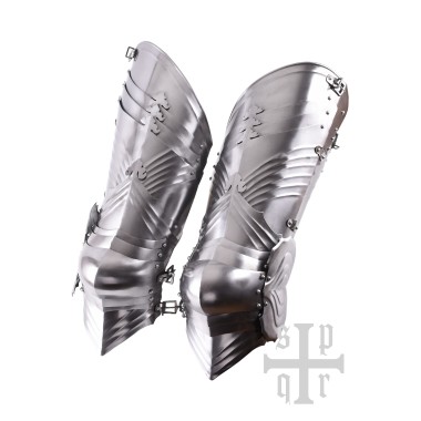 Jambières gothiques acier 1,6 mm