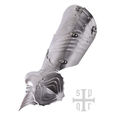 Jambières gothiques acier 1,6 mm