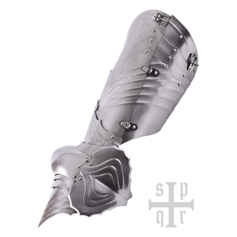 Jambières gothiques acier 1,6 mm