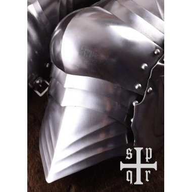 Jambières gothiques acier 1,6 mm