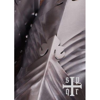 Jambières gothiques acier 1,6 mm