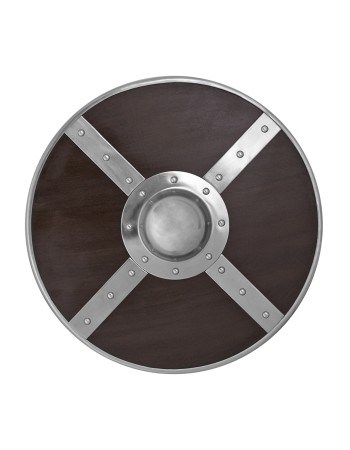 Bouclier rond en bois