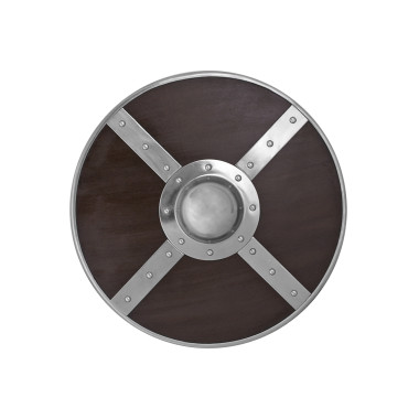 Bouclier rond en bois