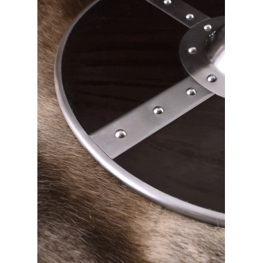 Bouclier rond en bois