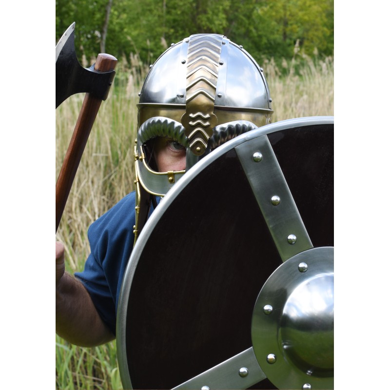 Bouclier rond en bois