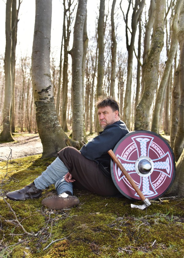 Bouclier rond viking