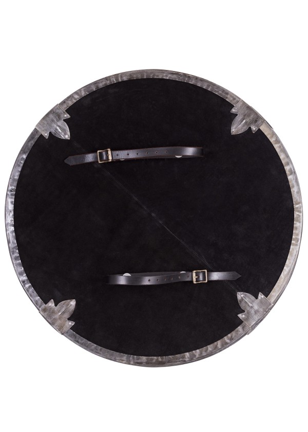 Bouclier rond en bois