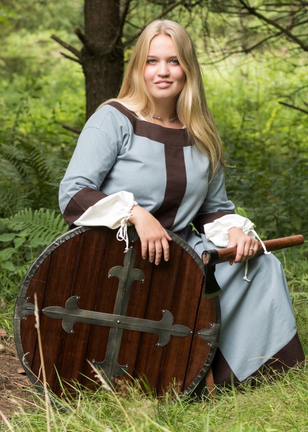 Bouclier rond en bois